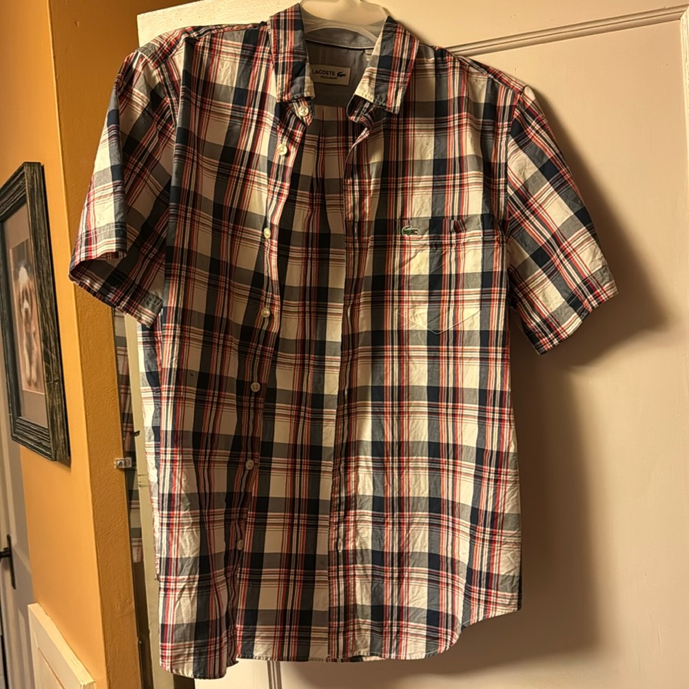 Lacoste button down shirt